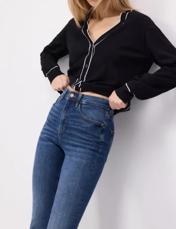 Blugi Reserved, bleumarin Albastru