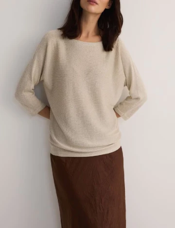Bluza Reserved, crem Crem
