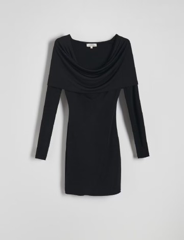 Rochie scurta Reserved, negru