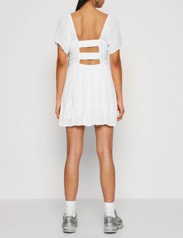 Rochie scurta Hollister, alb