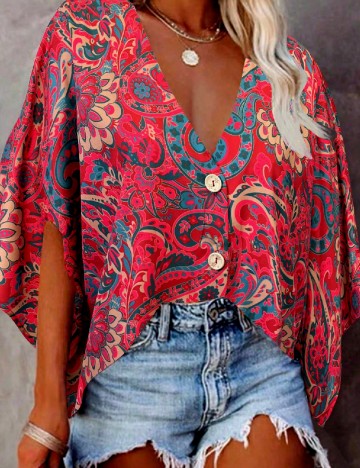 
						Camasa Oversize SHEIN, mix culori