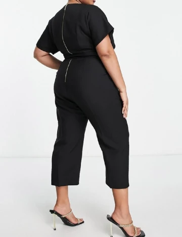 Salopeta Closet London Curve, negru Negru