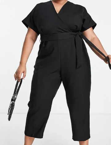 Salopeta Closet London Curve, negru Negru
