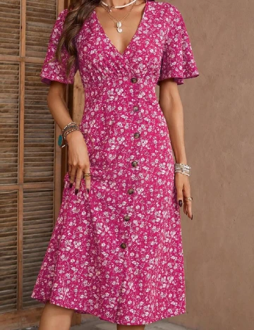 Rochie medie SHEIN, roz Roz
