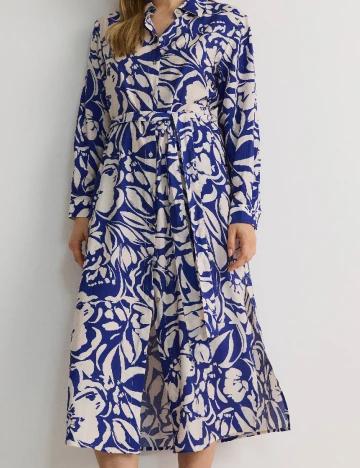 Rochie medie Reserved, albastru Albastru