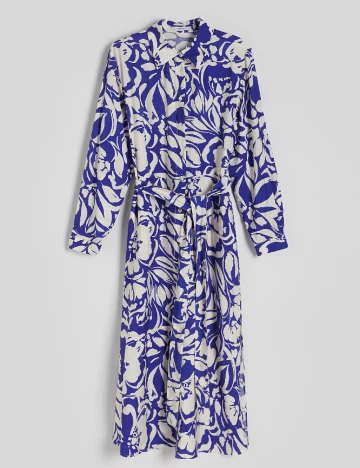 Rochie medie Reserved, albastru Albastru