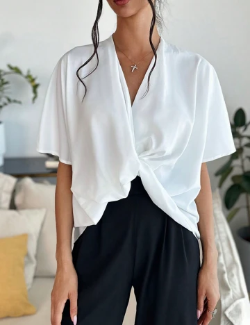 Bluza SHEIN, alb Alb