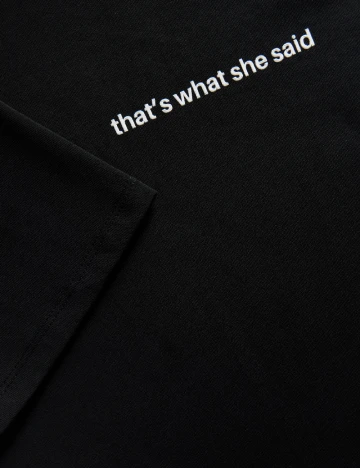 Tricou Reserved, negru Negru