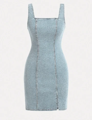 Rochie scurta SHEIN, albastru Albastru