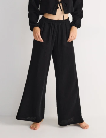 Pantaloni Reserved, negru Negru