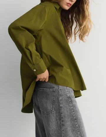 Camasa Oversize Reserved, verde Verde