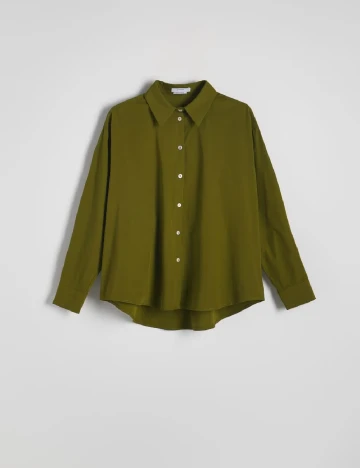 Camasa Oversize Reserved, verde Verde