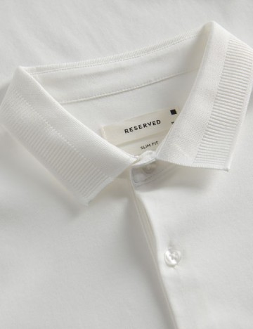 Tricou Reserved, alb