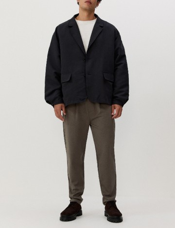 
						Sacou Oversize Reserved, negru