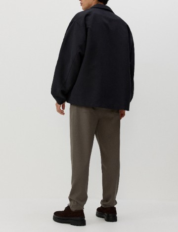 Sacou Oversize Reserved, negru