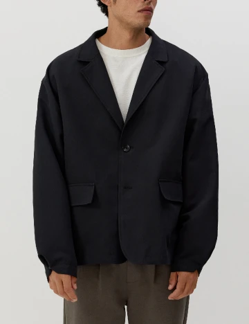 Sacou Oversize Reserved, negru Negru
