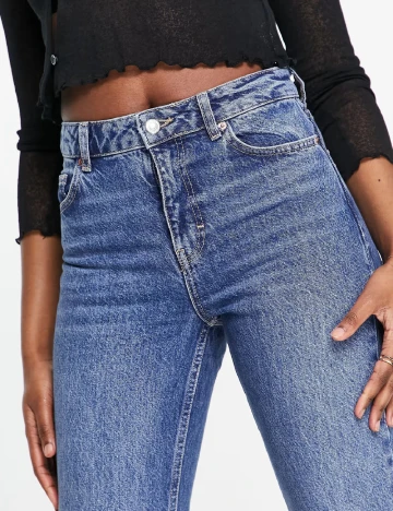 Blugi Top Shop, albastru Albastru