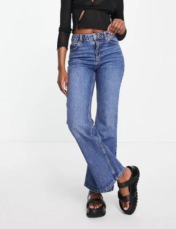 Blugi Top Shop, albastru Albastru