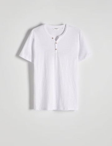 Tricou Reserved, alb