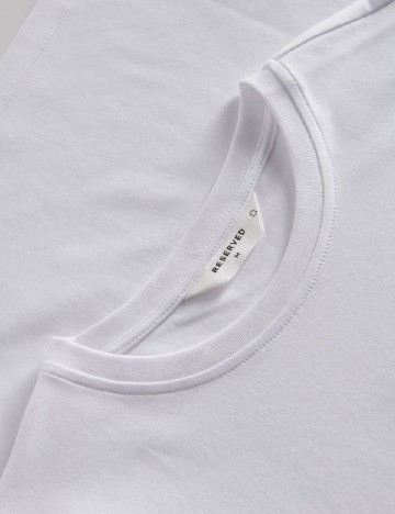Tricou Reserved, alb