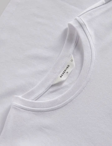 Tricou Reserved, alb