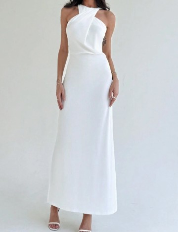 
						Rochie lunga SHEIN, alb