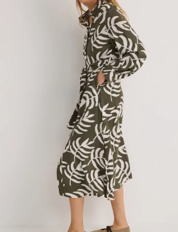 Rochie medie Reserved, verde Verde