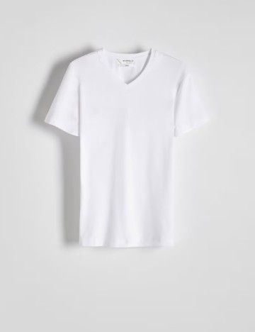 Tricou Reserved, alb