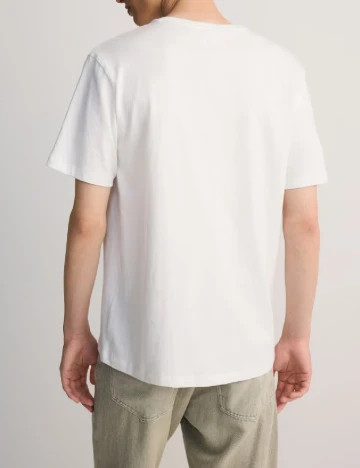 Tricou Reserved, alb Alb