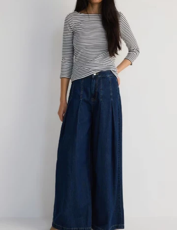 Bluza Reserved, alb/negru