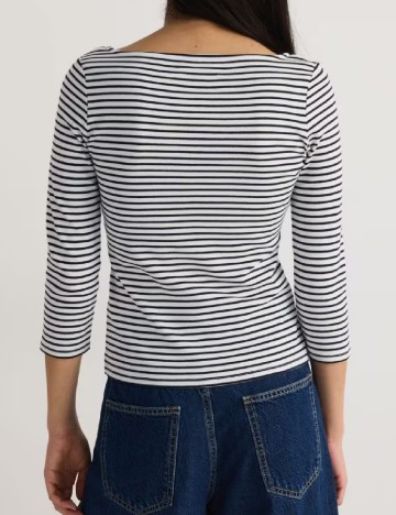 Bluza Reserved, alb/negru