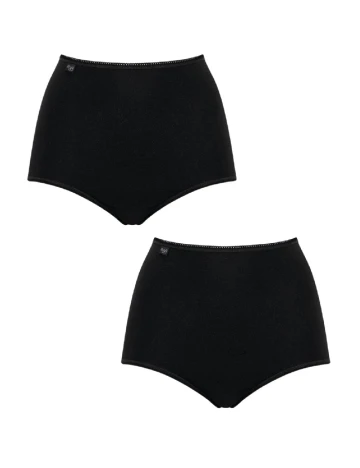 Set chiloti 2 perechi Sloggi by Triumph, negru Negru