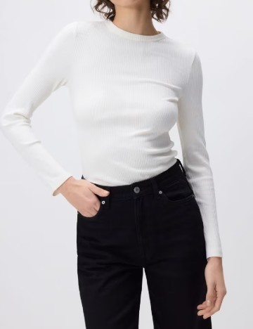 
						Bluza Reserved, alb