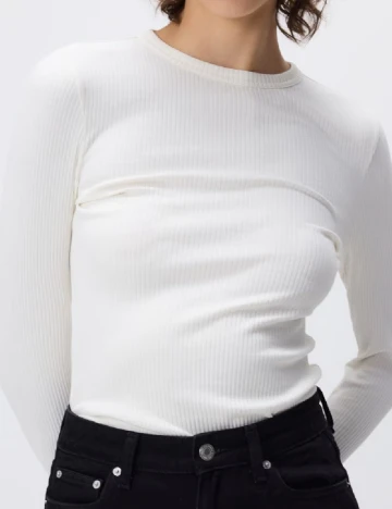 Bluza Reserved, alb Alb