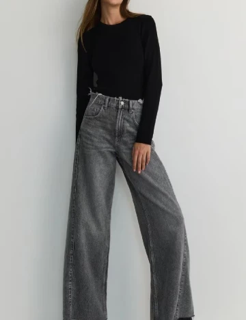 Bluza Reserved, negru Negru