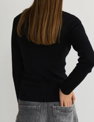 Bluza Reserved, negru Negru