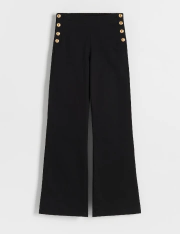 Pantaloni Reserved, negru Negru