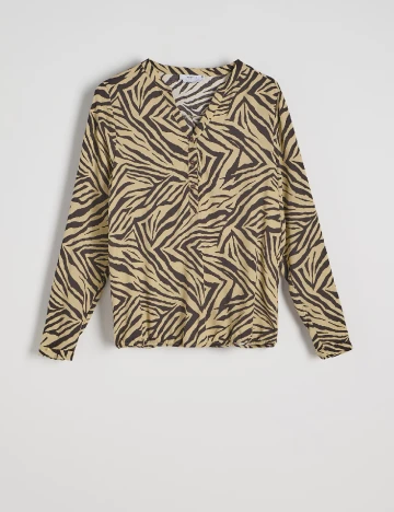 Bluza Reserved, animal print Animal print