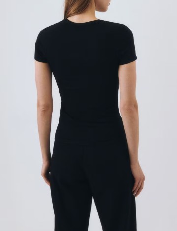 Tricou Reserved, negru
