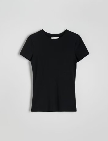 Tricou Reserved, negru