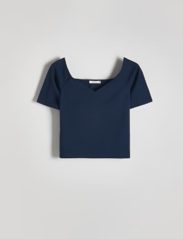 
						Bluza Reserved, bleumarin inchis
