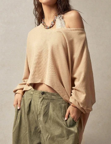 Bluza SHEIN, maro deschis Maro