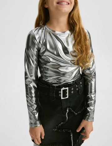 Bluza Reserved, argintiu Gri