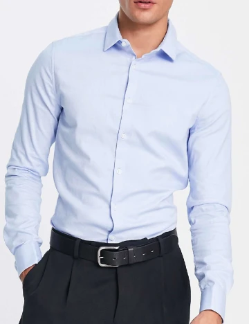 Camasa Asos Plus Size Men, albastru