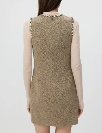 Rochie scurta Reserved, crem Crem