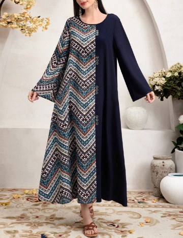 
						Rochie lunga SHEIN, mix culori