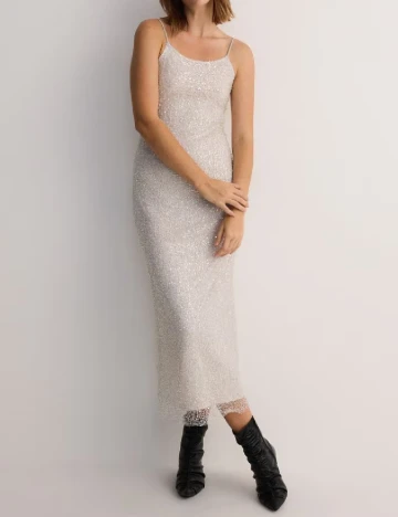 Rochie medie Reserved, argintiu Gri