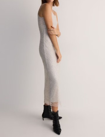 Rochie medie Reserved, argintiu