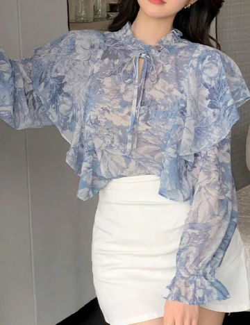 Bluza Dazy, albastru Albastru