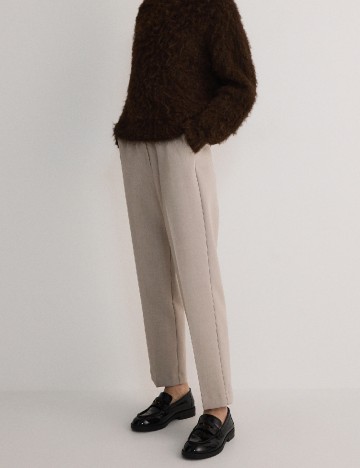 Pantaloni Reserved, bej